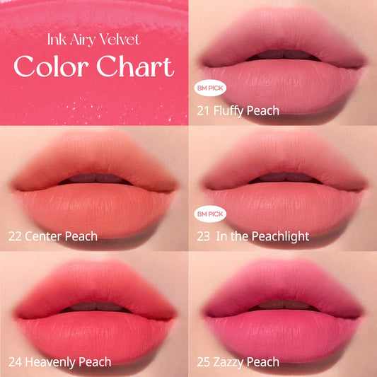 Ink The Airy Velvet Tint - Peach Collection