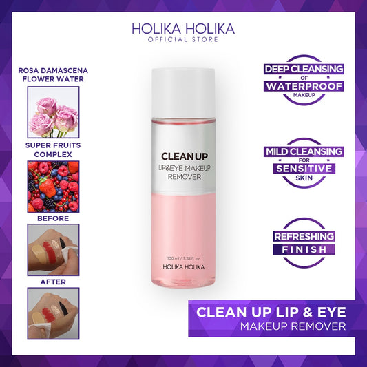 Clean Up Lip & Eye Makeup Remover 100 ml