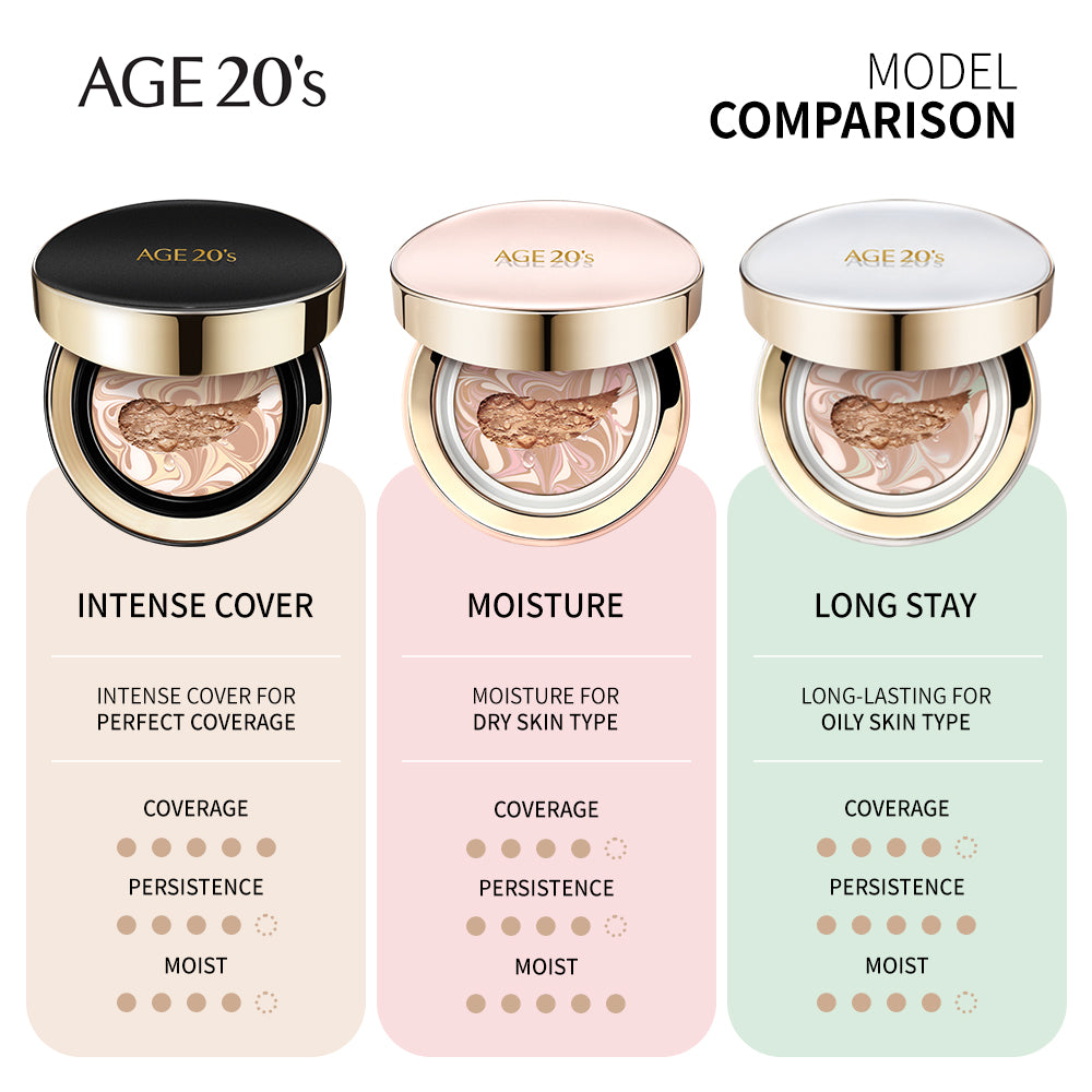 Signature Essence Cover Pact Long Stay  SPF50+ PA++++ (+Refill)