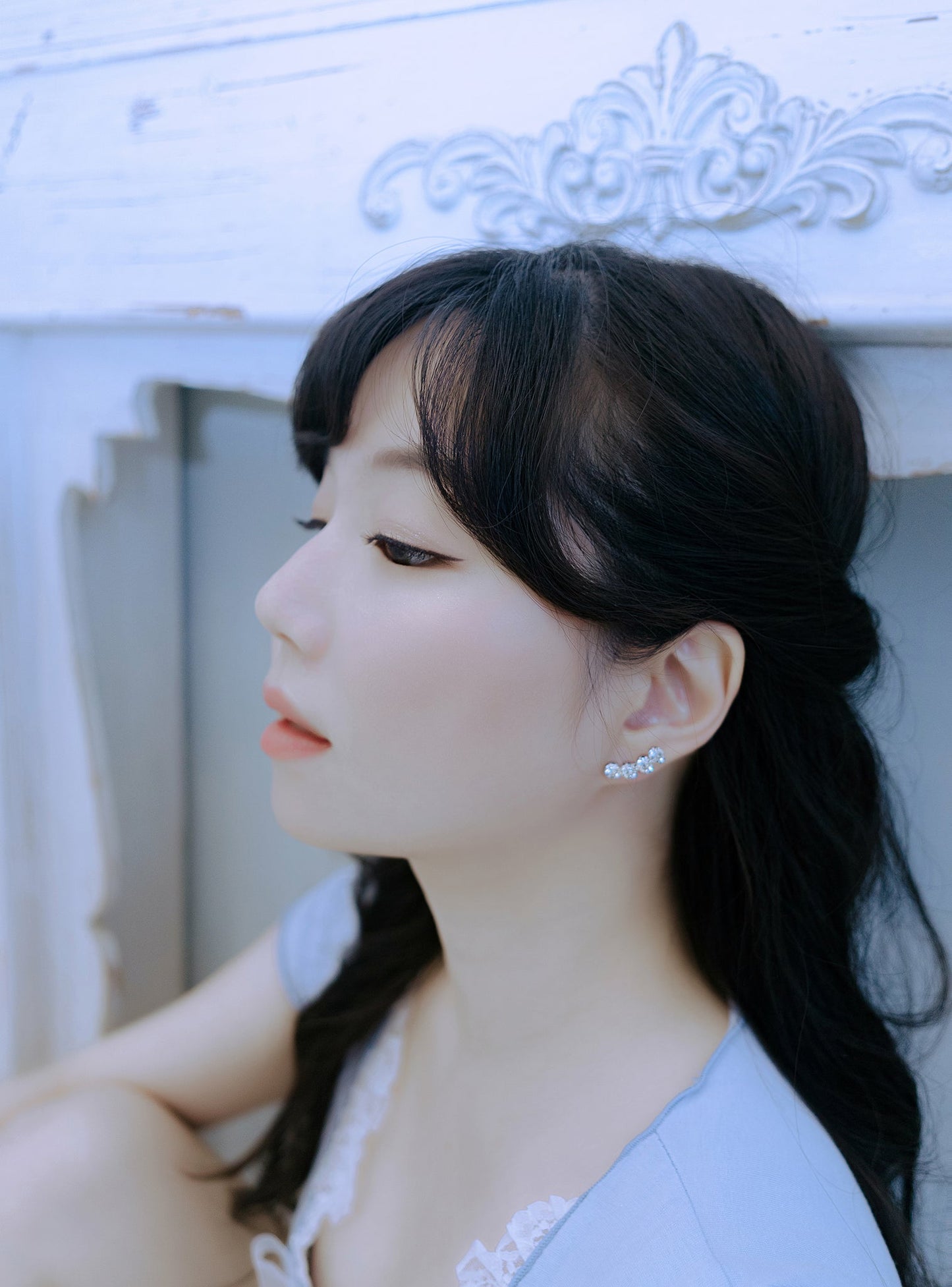 Simple Wing Earrings - Silver