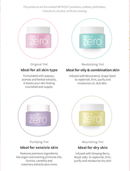 Clean it Zero Cleansing Balm Mini Set