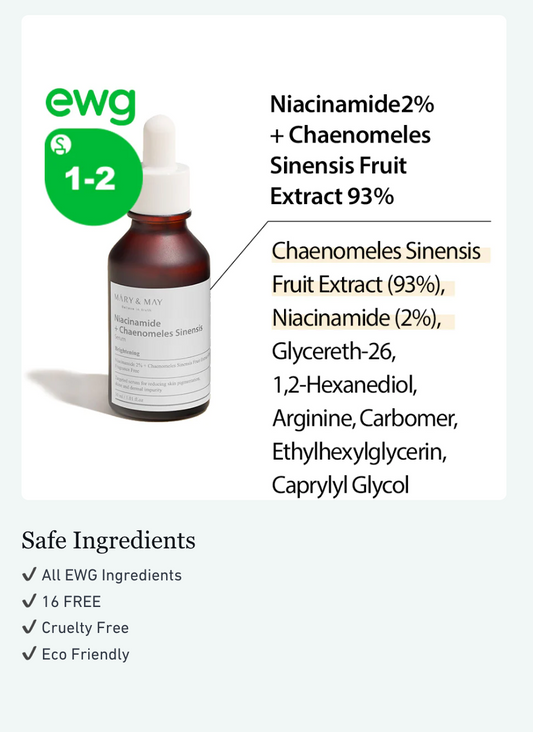 Niacinamide + Chaenomeles Sinensis Serum - Brightening