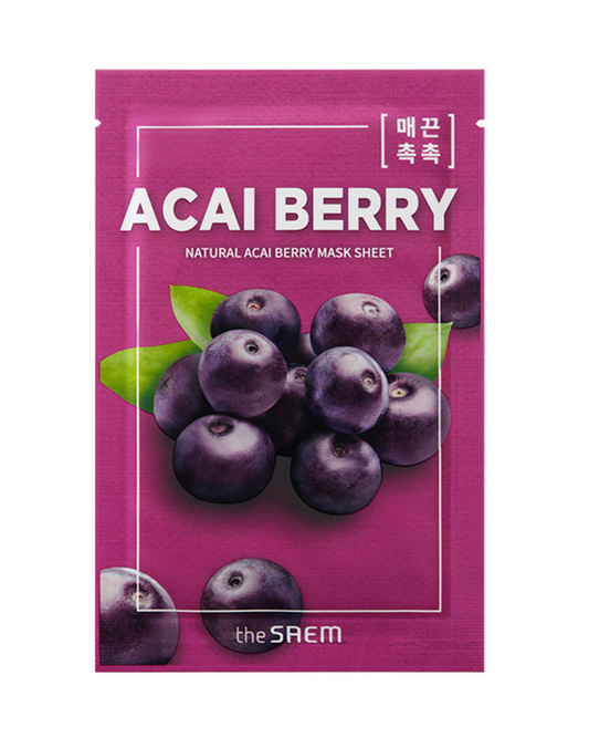Natural Acai Berry Mask Sheet - Smoothing