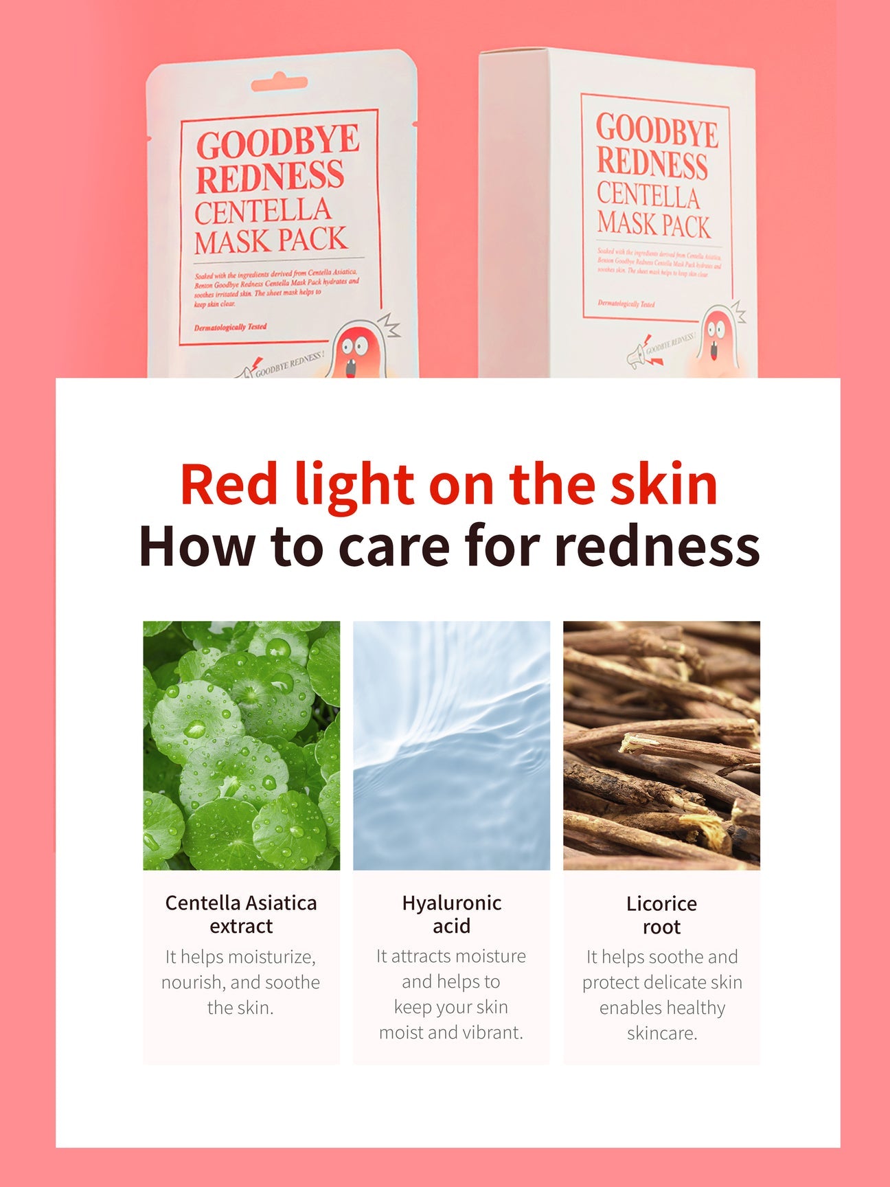 Goodbye Redness Centella Mask Pack