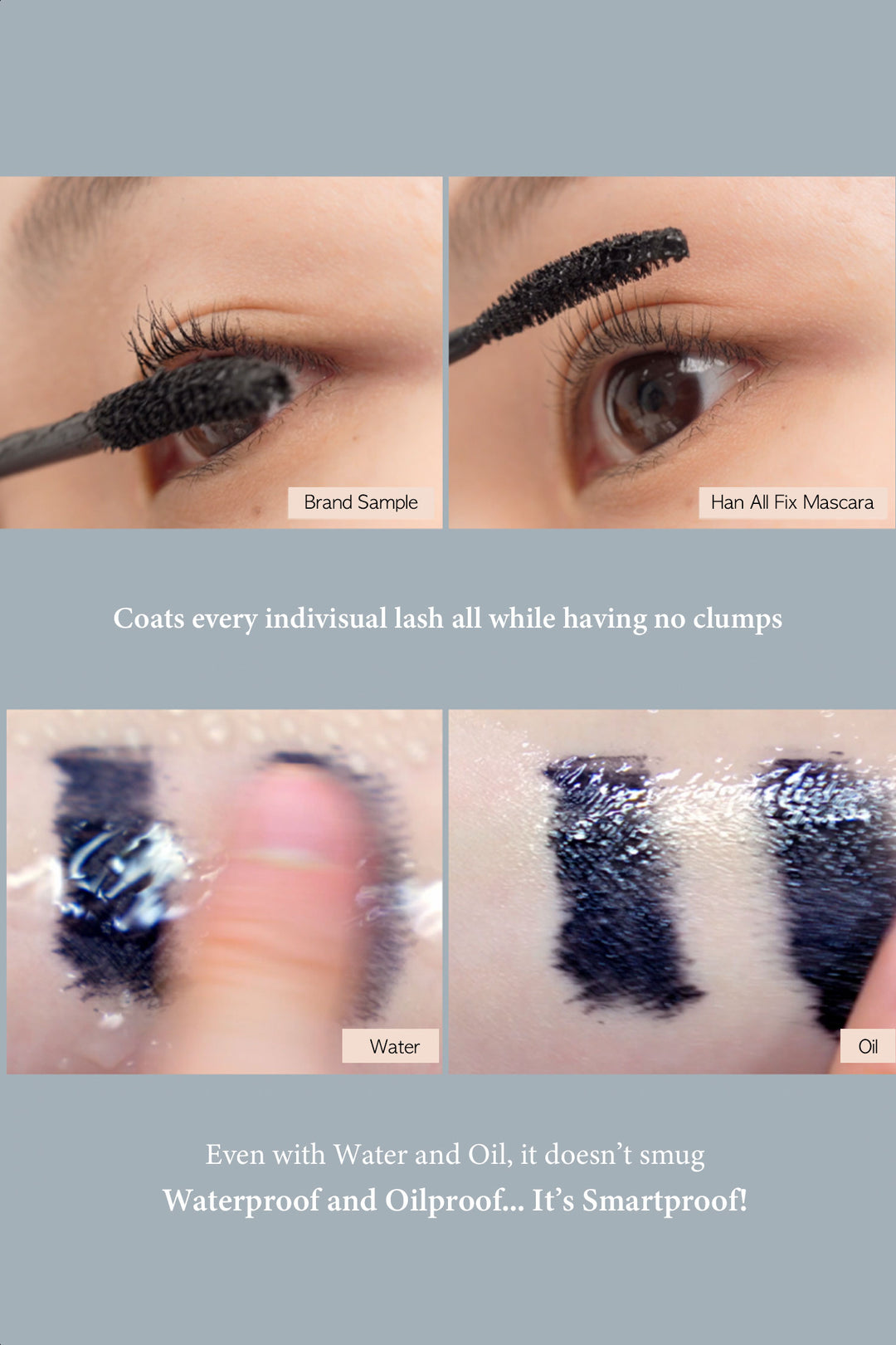 Han All Fix Mascara - Waterproof & Oilproof