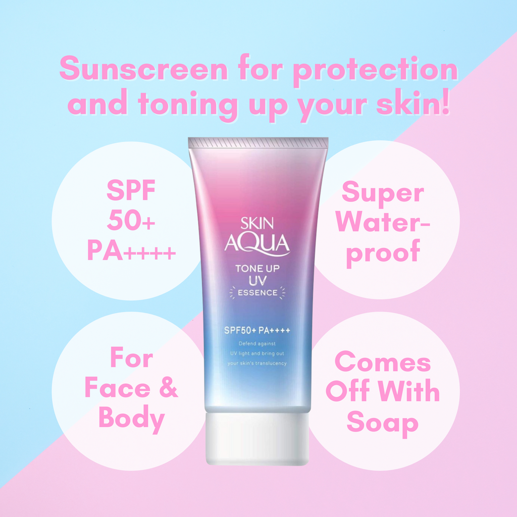 Skin Aqua - Tone Up UV Essence Sunscreen SPF50+ PA++++ 80g Lavender