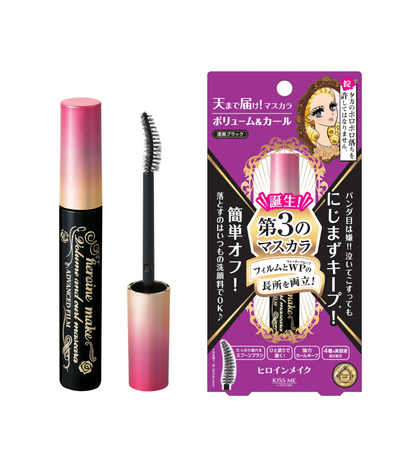 Kiss Me Heroine Make Volume & Curl Mascara Advanced Film (Black)